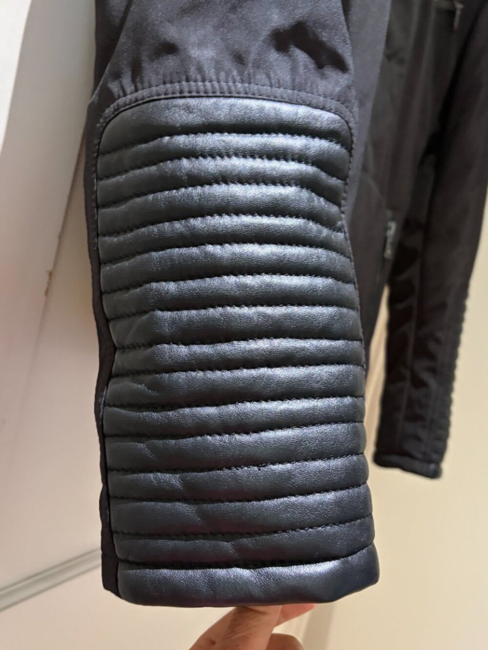 Ventiuno Biker Jacket Size Large Leather/Polyester Black - Picture 12 of 14